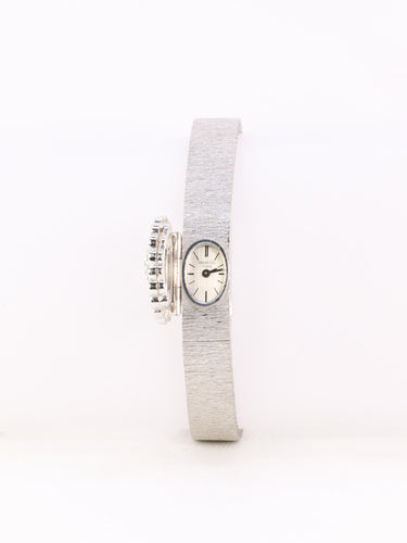 Montre André Col - Montre à secret en or blanc 18 carats et diamants 58 Facettes 1126.5