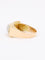 Bague 54 Bague pont en or jaune 18 carats et diamants taille rose 58 Facettes 973