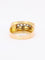 Bague 54 Bague pont en or jaune 18 carats et diamants taille rose 58 Facettes 973