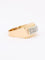 Bague 54 Bague pont en or jaune 18 carats et diamants taille rose 58 Facettes 973