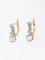 Boucles d'oreilles Dormeuses anciennes - Boucles d’oreilles en or jaune 18 carats et diamants 58 Facettes 1130.6