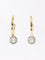 Boucles d'oreilles Dormeuses anciennes - Boucles d’oreilles en or jaune 18 carats et diamants 58 Facettes 1130.6