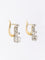 Boucles d'oreilles Dormeuses anciennes - Boucles d’oreilles en or jaune 18 carats et diamants 58 Facettes 1130.6