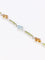 Bracelet Bracelet ligne en or blanc 18 carats avec citrines, péridots et topazes bleues 58 Facettes 1CA0000006/1