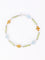 Bracelet Bracelet ligne en or blanc 18 carats avec citrines, péridots et topazes bleues 58 Facettes 1CA0000006/1