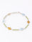 Bracelet Bracelet ligne en or blanc 18 carats avec citrines, péridots et topazes bleues 58 Facettes 1CA0000006/1