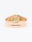 Bague 57 Bague fleur Art nouveau en or rose 18k 58 Facettes 1136.2