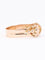 Bague 57 Bague fleur Art nouveau en or rose 18k 58 Facettes 1136.2