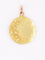 Pendentif Dropsy - Médaille Art nouveau Sancta Maria en or jaune 18 carats 58 Facettes 1153.6
