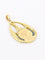 Pendentif Art nouveau - Médaille Vierge de profil en or jaune 18 carats émail plique-à-jour 58 Facettes 1153.13