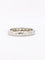 Bague 53 Alliance vintage sertie étoile en or blanc 18 carats et diamants 58 Facettes 1145.2