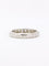 Bague 53 Alliance vintage sertie étoile en or blanc 18 carats et diamants 58 Facettes 1145.2