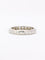 Bague 53 Alliance vintage sertie étoile en or blanc 18 carats et diamants 58 Facettes 1145.2