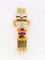 Montre UTI - Montre secrète tubogas en or jaune 18 carats, diamants et rubis calibrés 58 Facettes 1153.5