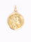 Pendentif Médaille religieuse ange en or jaune 18 carats 58 Facettes 1179.3