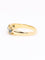 Bague 46 Bague jarretière en or jaune 18k, saphirs et diamants taille rose 58 Facettes 1181.4