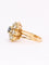 Bague 52 Bague marguerite en or jaune 18 carats saphir et diamants 58 Facettes 1CA0000002/1