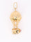 Pendentif Pendentif charm montgolfière en or jaune 18k et pierre rouge 58 Facettes 1CA0000005/3