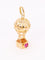 Pendentif Pendentif charm montgolfière en or jaune 18k et pierre rouge 58 Facettes 1CA0000005/3