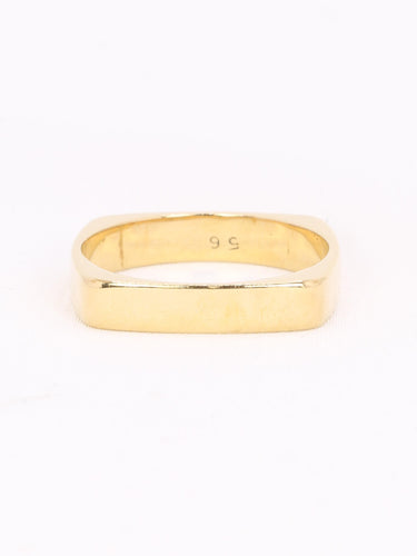 Bague 56 Dinh Van x Pierre Cardin - Bague carrée en or jaune 18k 58 Facettes 1176.2