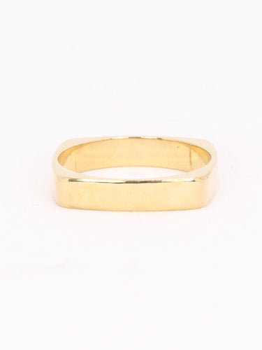 Bague 56 Dinh Van x Pierre Cardin - Bague carrée en or jaune 18k 58 Facettes 1176.2