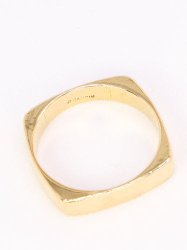 Bague 56 Dinh Van x Pierre Cardin - Bague carrée en or jaune 18k 58 Facettes 1176.2