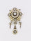 Broche Broche guirlande ancienne en or 18k et argent, perles fines et diamants 58 Facettes 340B
