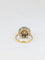 Bague 55.5 Bague marguerite en or jaune et argent avec diamants et perle fine 58 Facettes 685