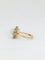 Bague 55.5 Bague marguerite en or jaune et argent avec diamants et perle fine 58 Facettes 685