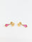 Boucles d'oreilles Boucles d’oreilles vintage en or 18k et tourmalines roses 58 Facettes 666
