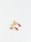 Boucles d'oreilles Boucles d’oreilles vintage en or 18k et tourmalines roses 58 Facettes 666