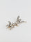 Broche Broche ancienne fleur en or 18k et argent avec diamants et perles fines 58 Facettes 275