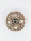 Broche Broche ronde en or 18k avec diamants taille rose et perles fines 58 Facettes 274