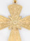 Pendentif Pendentif croix pectorale en or jaune 18k, émail et cabochons de saphirs 58 Facettes 519