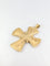 Pendentif Pendentif croix pectorale en or jaune 18k, émail et cabochons de saphirs 58 Facettes 519