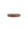 Bague 54 Bague or rose sertie de diamants et saphir multi-couleur 58 Facettes