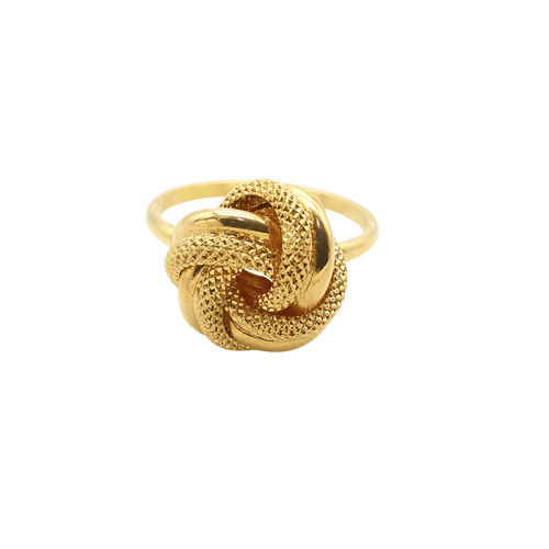 Bague 58 Bague en or jaune 18 carats 58 Facettes