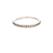 Bague 56 Demie alliance or blanc diamants bruns 58 Facettes 311919
