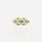 Bague 52 Cartier Corinthe - Bague en or jaune 18k, émeraudes et diamants 58 Facettes 22773