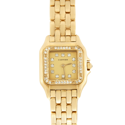 Montre CARTIER - Montre Panthère Or Diamants 58 Facettes