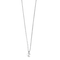Collier Collier or blanc La Brune et la Blonde diamant 58 Facettes 330794