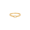 Bague 54 Solitaire or jaune serti d'un diamant 58 Facettes 3121253