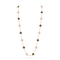 Collier Van Cleef & Arpels Alhambra - Sautoir 20 motifs en or rose avec nacre grise et diamants 58 Facettes 2.19399