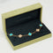 Bracelet Van Cleef & Arpels Vintage Alhambra - Bracelet 5 motifs en or jaune, turquoise et diamants 58 Facettes