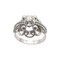 Bague 53 Bague ancienne or blanc Diamant 0.20ct 58 Facettes