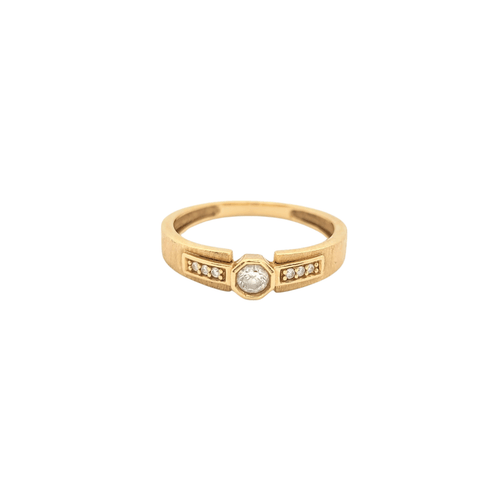 Bague 52 Bague or jaune et diamants 58 Facettes 30097