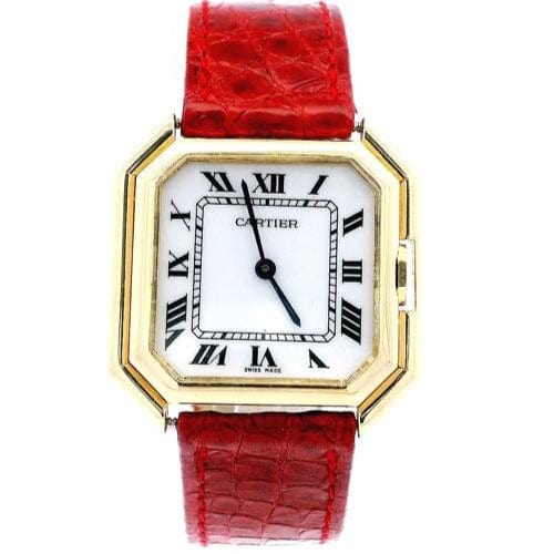 Montre CARTIER - "Ceinture" Watch in 18k yellow gold, Automatic 58 Facettes