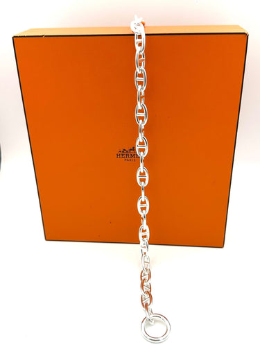 Collier Hermès - Collier Chaîne d’ancre en argent 925/00 GM 58 Facettes HERMES COL