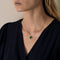 VAN CLEEF & ARPELS -  Pendentif Vintage Alhambra en or jaune et malachite
