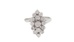 Bague 54 Bague marquise Or blanc Diamants 58 Facettes 32600